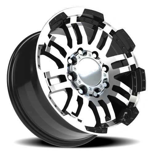 Vision 375 18x8.5 +18 8x165.1mm 125.2mm Gloss Black Machined Face