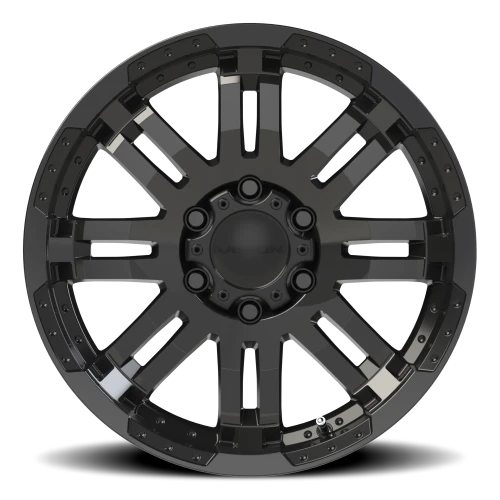 Vision 375 18x8.5 +18 6x139.7mm 106.2mm Gloss Black