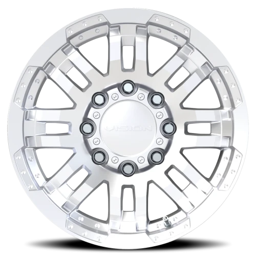 Vision 375 17x8.5 +18 8x165.1mm 125.2mm Silver