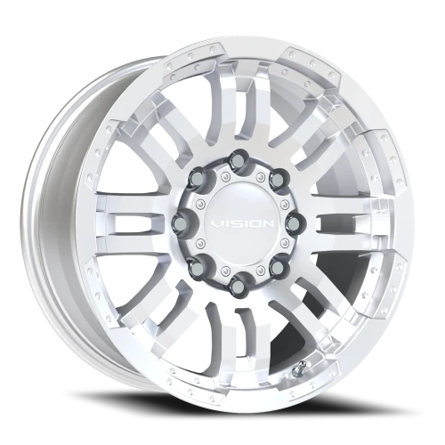 Vision 375 18x8.5 +18 8x165.1mm 125.2mm Silver