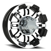 Vision 375 13x4.5 +0 5x114.3mm 83.82mm Gloss Black Machined Face
