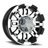 Vision 375 14x5.5 +0 5x114.3mm 83mm Gloss Black Machined Face