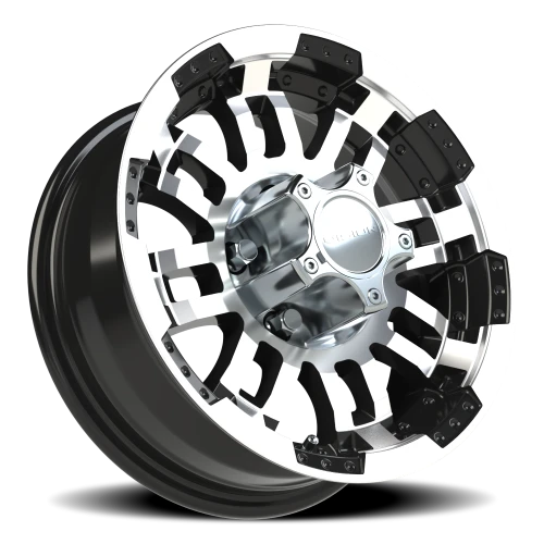 Vision 375 14x5.5 +0 5x114.3mm 83mm Gloss Black Machined Face