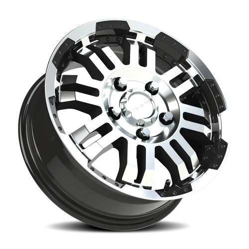 Vision 375 16x6.5 +45 5x130mm 84mm Gloss Black Machined Face
