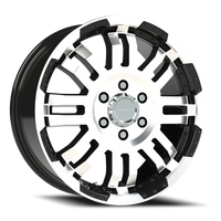 Vision 375 18x7.5 +55 6x130mm 78.4mm Gloss Black Machined Face