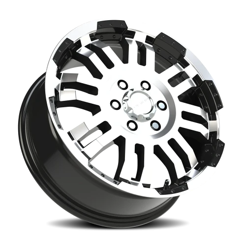 Vision 375 18x7.5 +55 6x130mm 78.4mm Gloss Black Machined Face