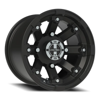 Vision 393 12x8 -10 4x136mm 110.5mm Matte Black