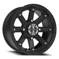 Vision 393 14x7 +3 4x136mm 110.5mm Matte Black