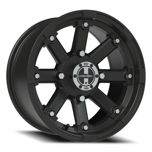 Vision 393 14x7 +3 4x136mm 110.5mm Matte Black