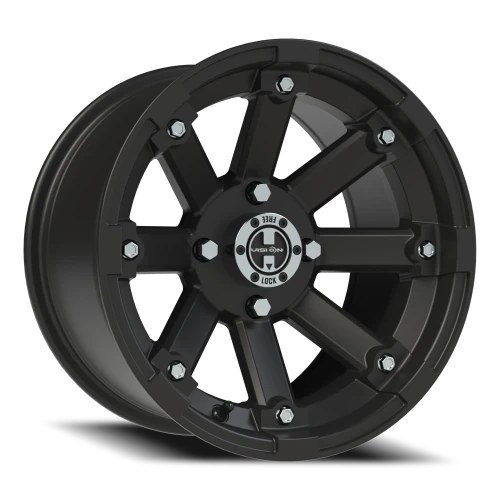 Vision 393 14x8 -10 4x110mm 86mm Matte Black