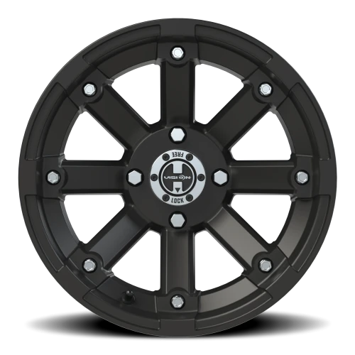 Vision 393 14x8 -10 4x110mm 86mm Matte Black