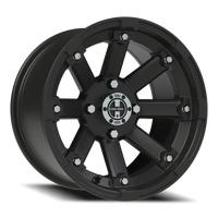 Vision 393 14x8 -10 4x115mm 80mm Matte Black