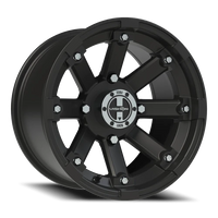Vision 393 14x8 -10 4x136mm 110.5mm Matte Black