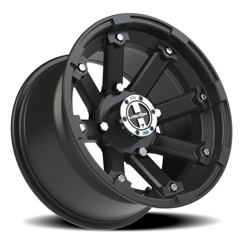 Vision 393 14x8 -10 4x136mm 110.5mm Matte Black