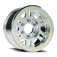 Vision 398 FBL 17x9.5 -18 6x165.1mm 110mm Machined Machined Machined Ring
