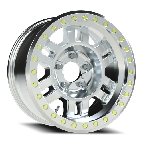 Vision 398 17x8.5 -15 5x114.3mm 83mm Machined Machined Machined Beadlock Ring