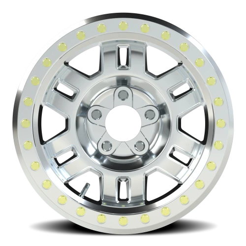 Vision 398 17x8.5 -15 5x114.3mm 83mm Machined Machined Machined Beadlock Ring