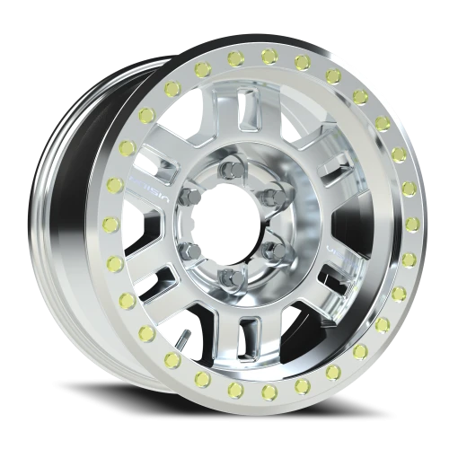 Vision 398 17x8.5 -15 6x139.7mm 110mm Machined Machined Machined Beadlock Ring