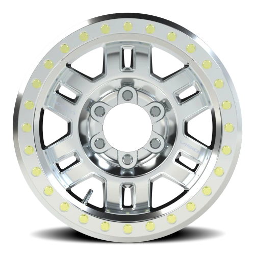 Vision 398 17x8.5 -15 6x165.1mm 110mm Machined Machined Machined Beadlock Ring