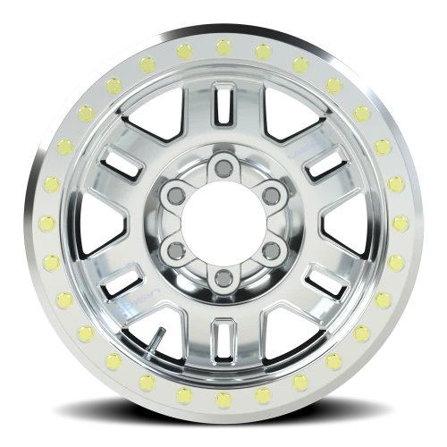 Vision 398 17x9.5 -44 6x165.1mm 110mm Machined Machined Machined Beadlock Ring