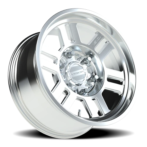 Vision 398 18x9 -12 6x165.1mm 108mm Machined Raw Machined No Clear Coat