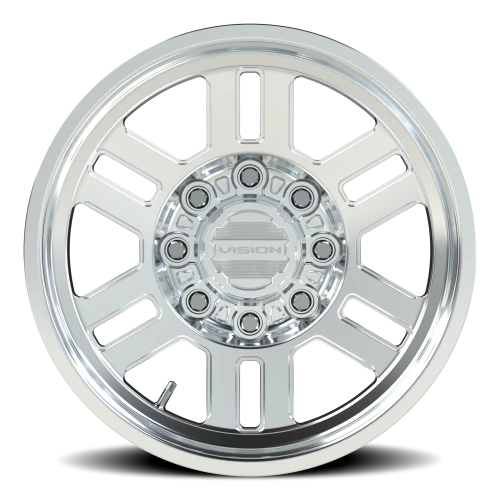 Vision 398 18x9 -12 8x165.1mm 130.8mm Machined Raw Machined No Clear Coat