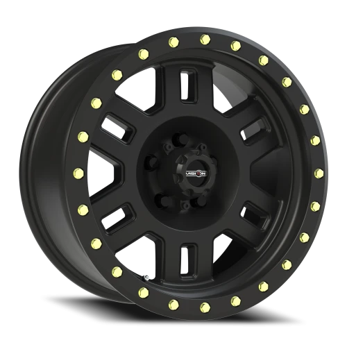 Vision 398 17x8.5 +0 5x114.3mm 83mm Matte Black