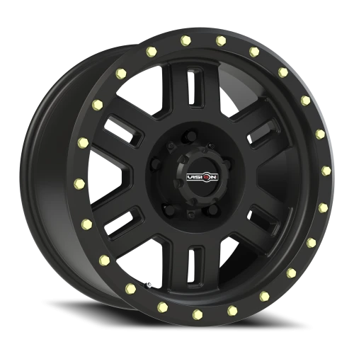 Vision 398 18x9 +18 5x139.7mm 108mm Matte Black