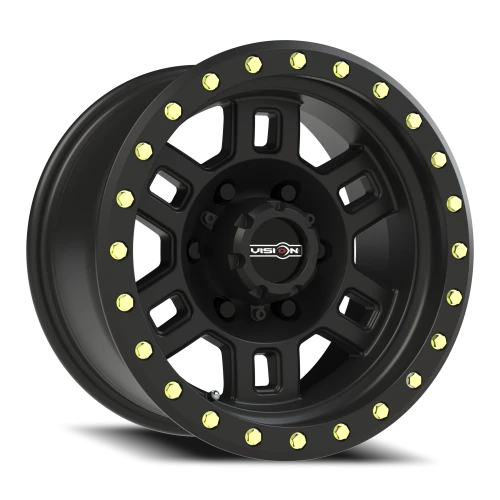 Vision 398 15x8 -19 6x139.7mm 110mm Matte Black