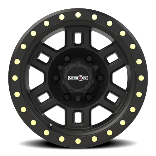Vision 398 15x8 -19 6x139.7mm 110mm Matte Black