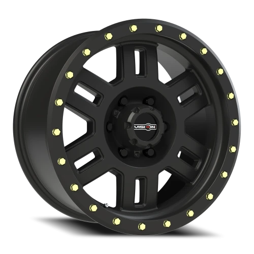 Vision 398 18x9 +18 6x135mm 87.1mm Matte Black