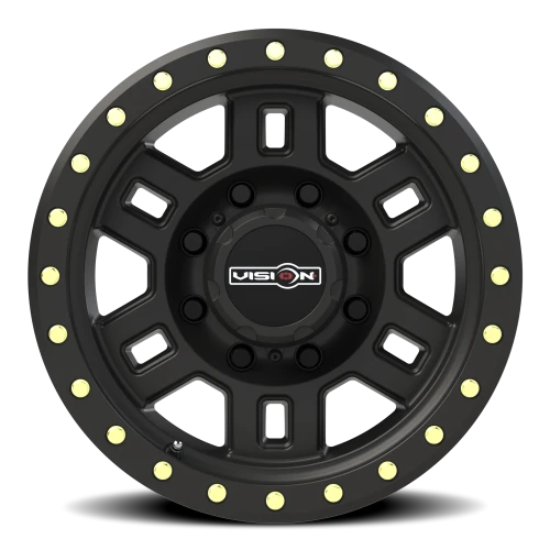 Vision 398 16x8 +0 8x165.1mm 125.2mm Matte Black