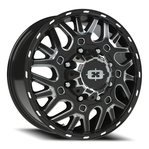 Vision 404 20x8.25 +104 8x165.1mm 116.8mm Gloss Black Milled