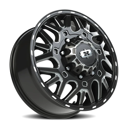 Vision 404 20x8.25 +104 8x165.1mm 121.4mm Gloss Black Milled