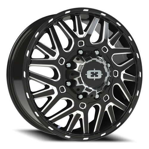 Vision 404 22x8.25 +104 8x165.1mm 121.4mm Gloss Black Milled