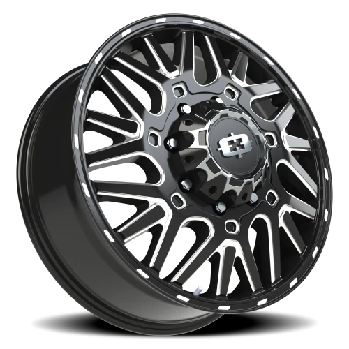 Vision 404 22x8.25 +104 8x165.1mm 121.4mm Gloss Black Milled
