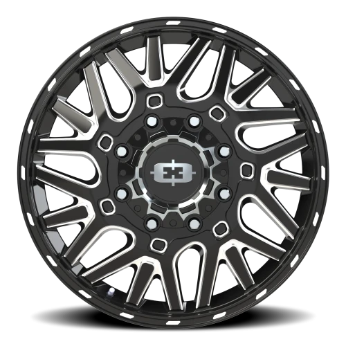 Vision 404 22x8.25 +104 8x165.1mm 121.4mm Gloss Black Milled