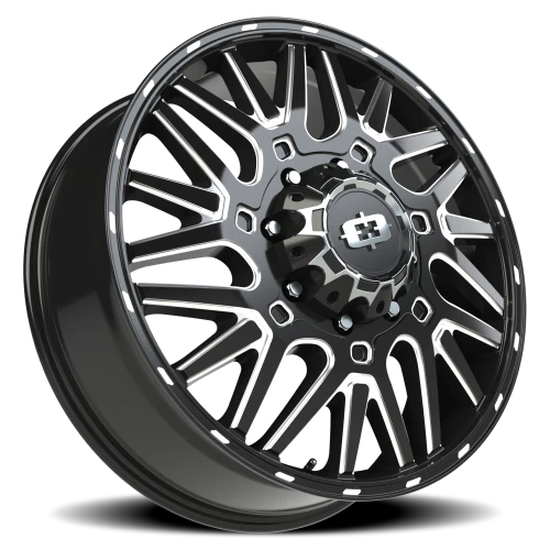 Vision 404 24x8.25 +104 8x165.1mm 121.4mm Gloss Black Milled