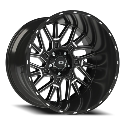 Vision 404 22x14 -76 5x139.7mm 108mm Gloss Black Milled Spoke