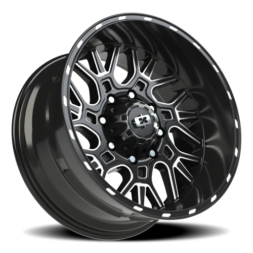Vision 404 20x10 -25 8x170mm 125.2mm Gloss Black Milled Spoke
