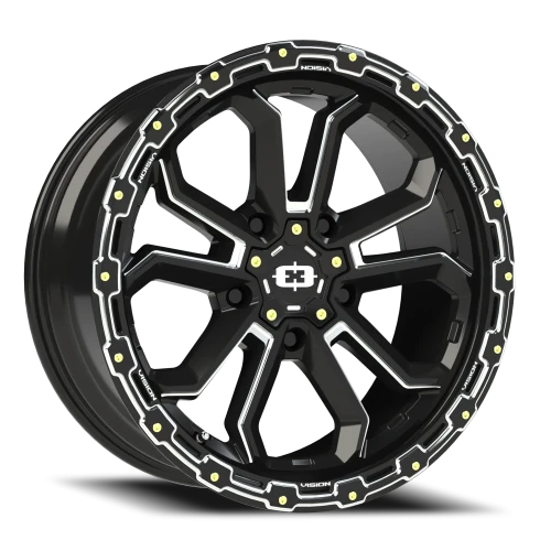 Vision 405 20x9 +12 5x150mm 110.2mm Gloss Black Milled Spoke