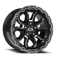 Vision 405 16x8 +0 5x114.3mm 83mm Gloss Black Milled Spoke