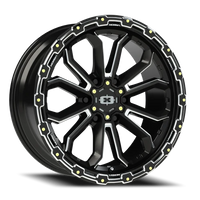 Vision 405 20x9 +0 6x139.7mm 78.1mm Gloss Black Milled Spoke