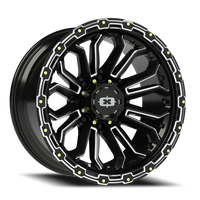 Vision 405 20x9 -12 8x170mm 125.2mm Gloss Black Milled Spoke