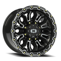 Vision 405 16x8 +0 8x165.1mm 125.2mm Gloss Black Milled Spoke