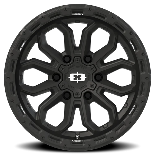 Vision 405 17x9 -12 6x139.7mm 106.2mm Satin Black