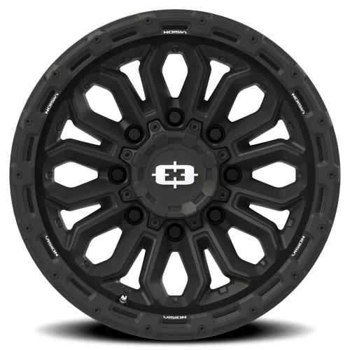Vision 405 17x9 -12 8x165.1mm 125.2mm Satin Black