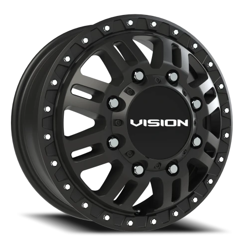 Vision 408 17x6.5 +121 8x200mm 145.5mm Satin Black