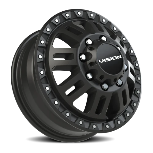 Vision 408 16x6 +115 8x165.1mm 125.2mm Satin Black