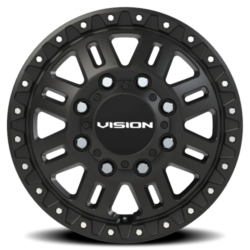 Vision 408 16x6 +115 8x165.1mm 125.2mm Satin Black